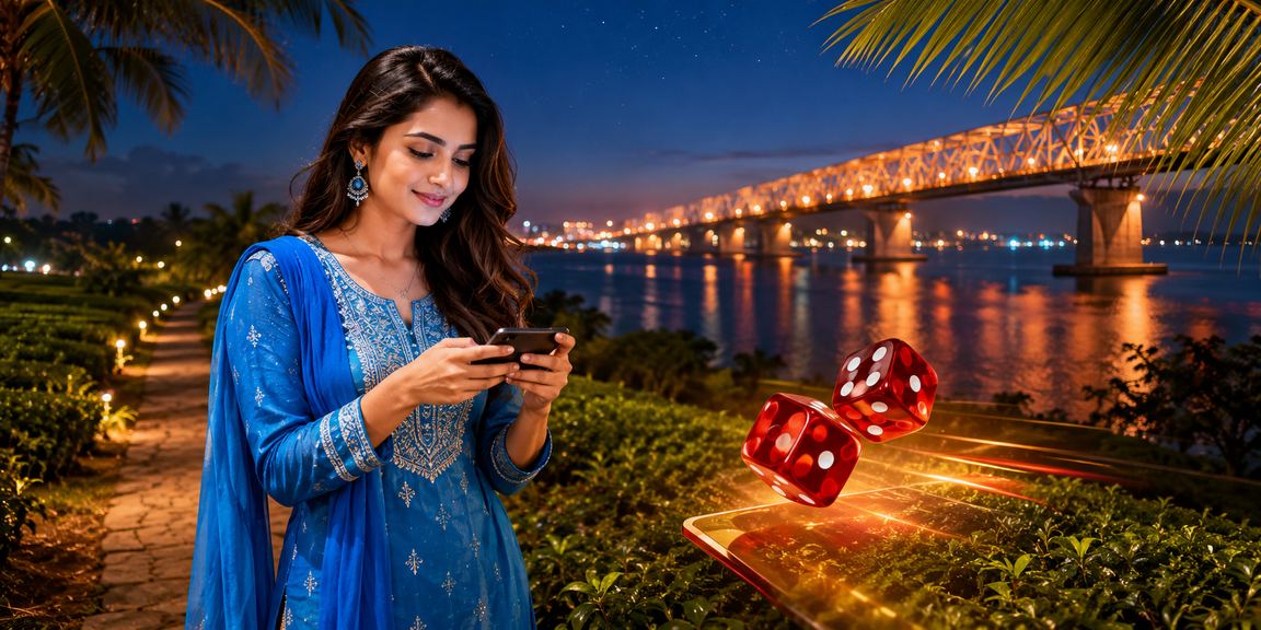 রাজশাহীতে সালোয়ার কামিজ পরে ডাইস গেম খেলার দৃশ্য